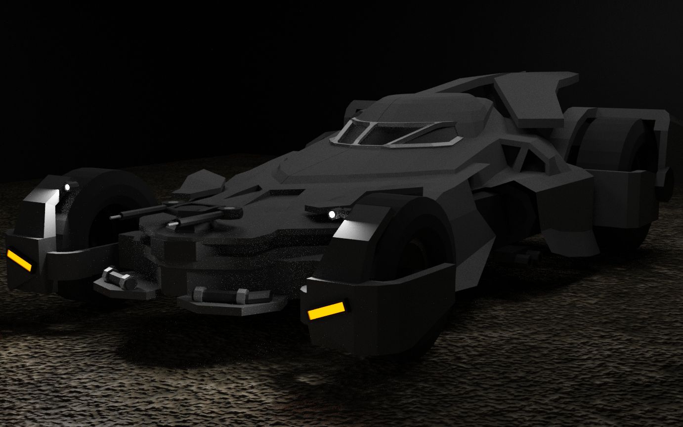 爆肝三天制作而成的bvs蝙蝠车