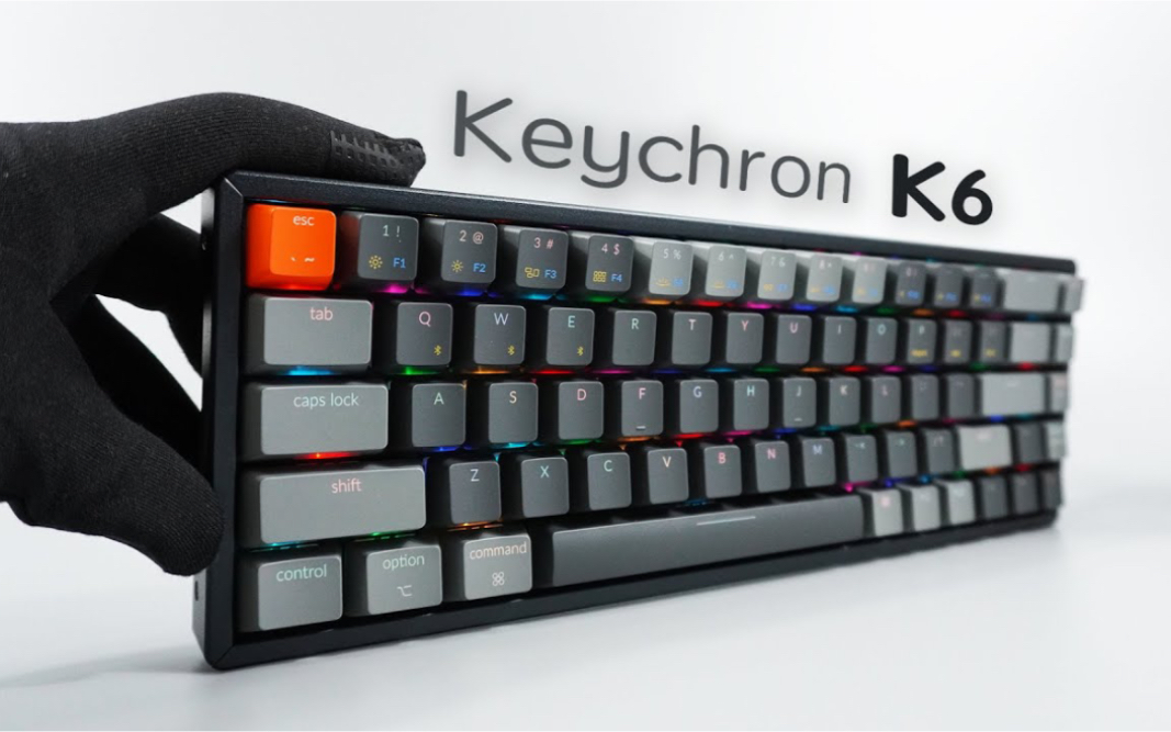 keychron k6机械键盘拆箱