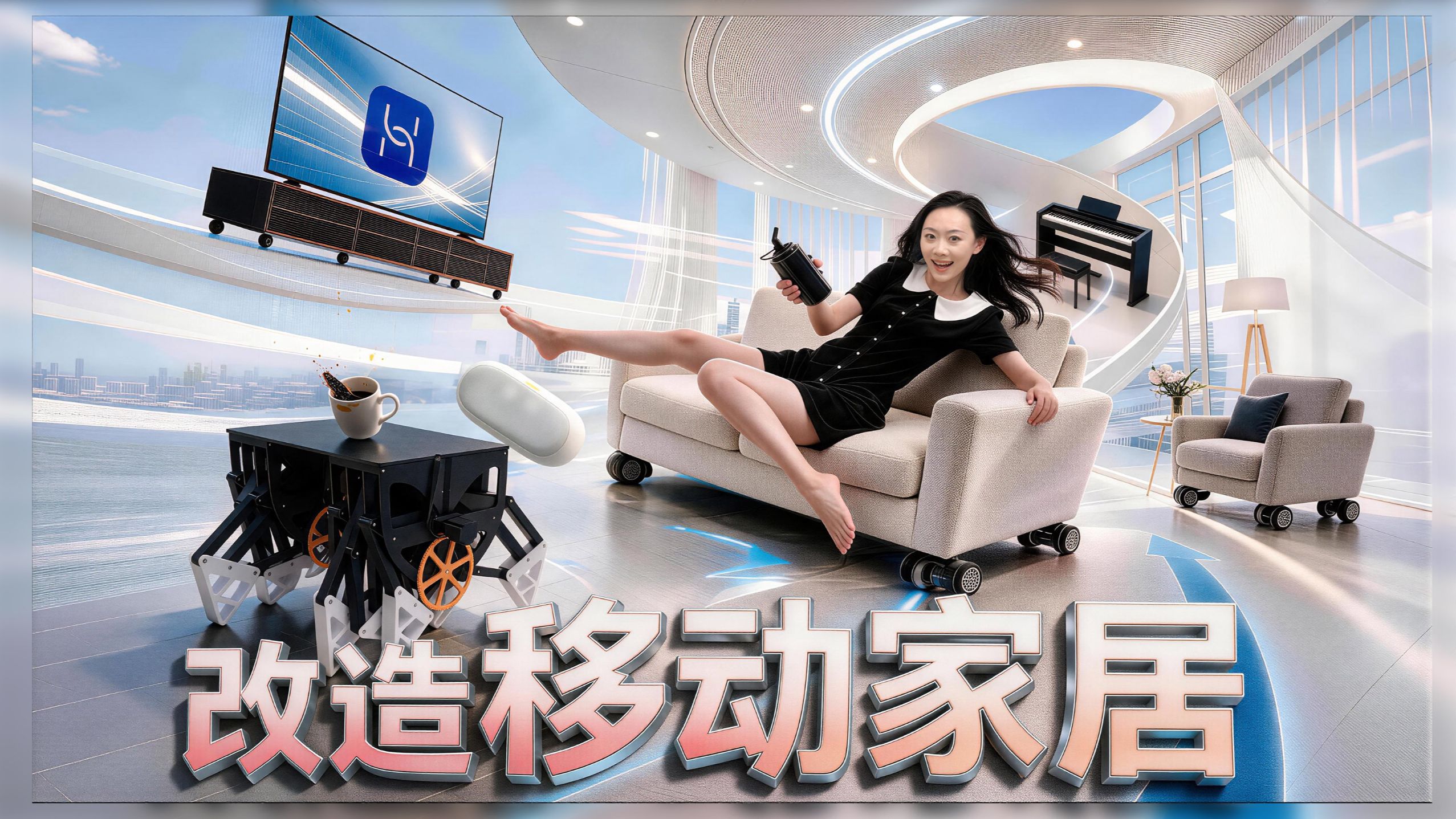 赛博家居？我把客厅升级成了智能机械空间！