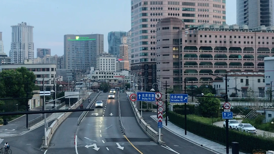 上海街景(静安区,福建北路)