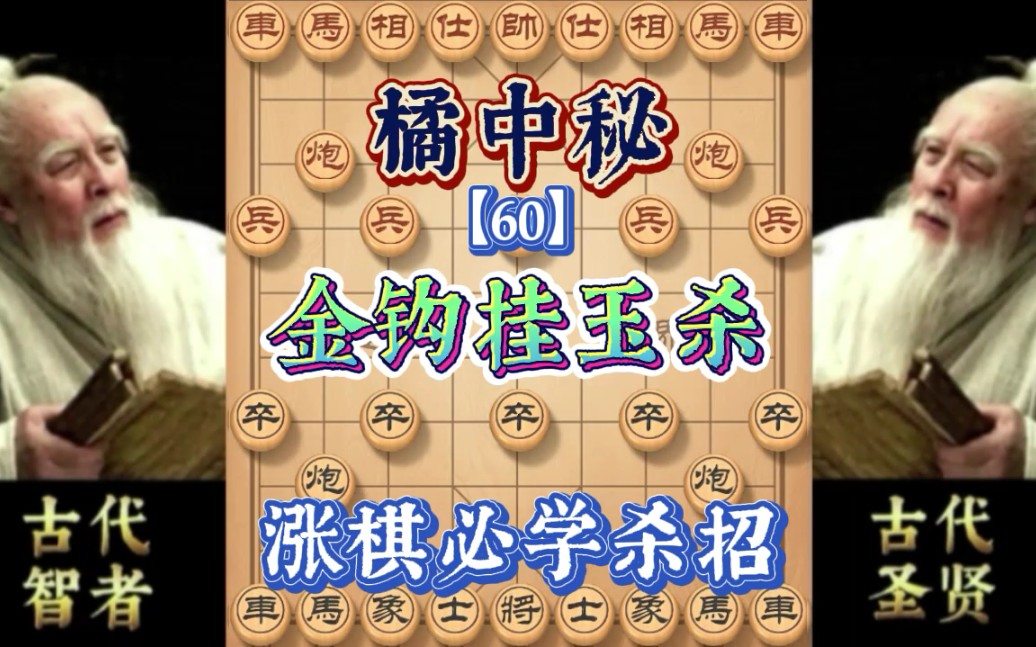 [图]下象棋必杀绝技：金钩挂玉杀招，也叫白马献踢杀法，8步连环妙杀