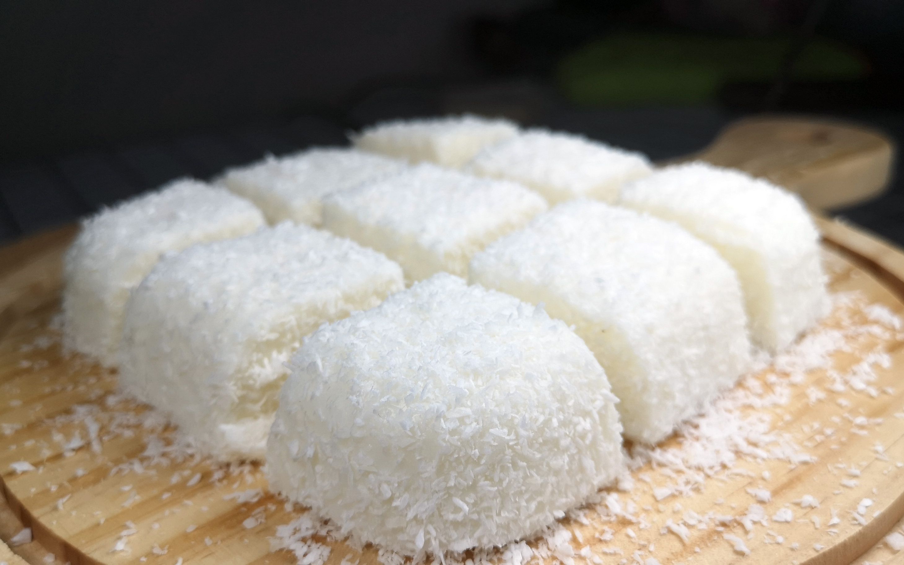 白玉霜方糕,冰爽好吃,q弹香甜!