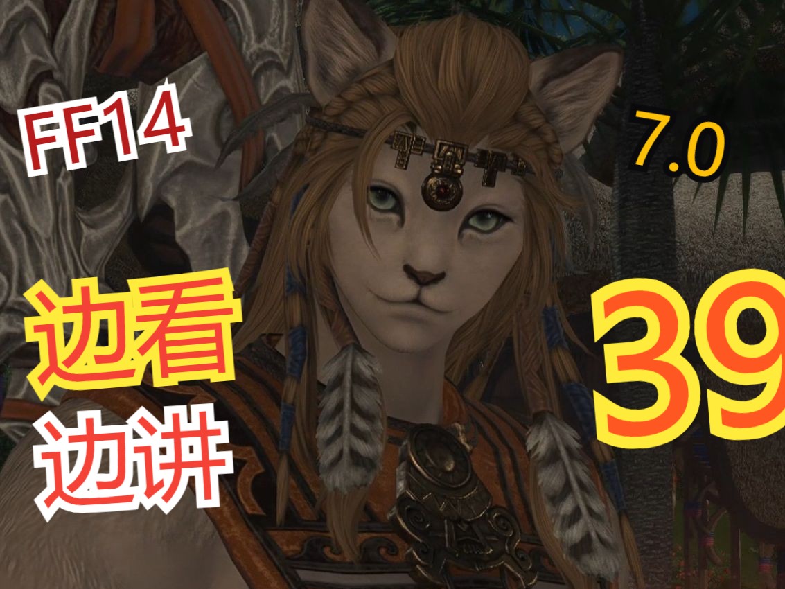 【FF14】主线7.0记录39 [森林猎人——灵豹之民]哔哩哔哩bilibili最终幻想14游戏实况