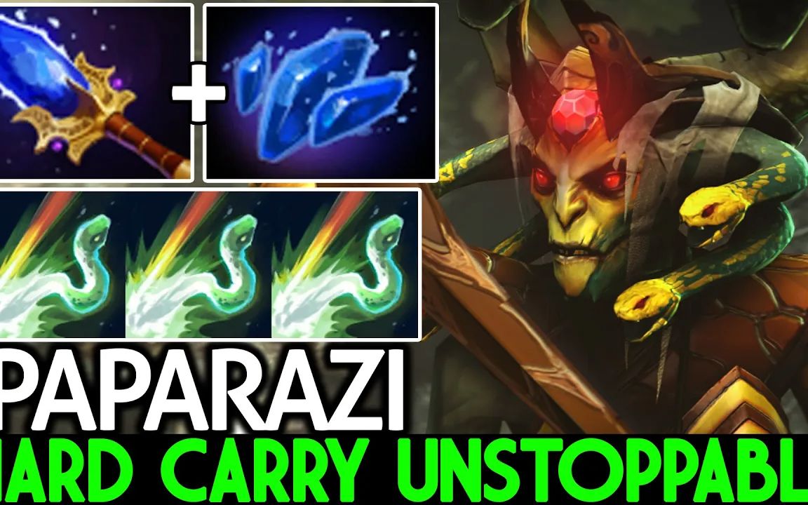 【dota2】paparazi 魔晶 神杖的美杜莎 让敌人无可奈何 by dota2 high