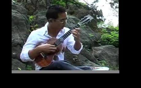 [图]【Ukelele】While My Guitar Gently Weeps - Jake Shimabukuro - 最早期版本 - 酷到飞起