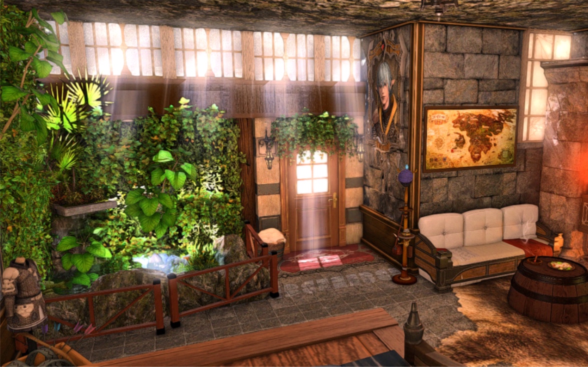 【【ff14装修】】s房 壁炉 佣兵 封层