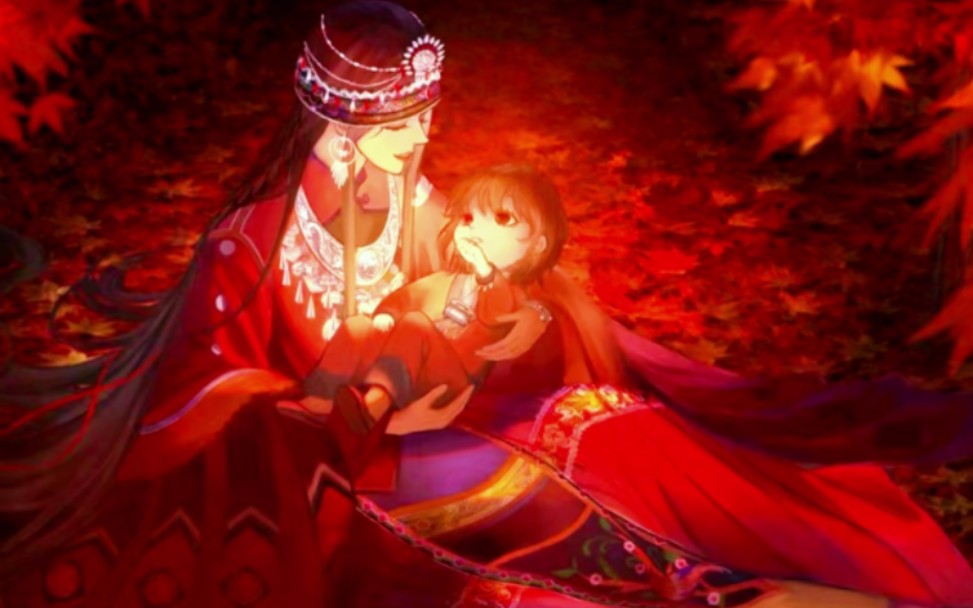 花城曾经也是有妈妈疼爱的快乐小孩,她会教花花唱古老语言的歌,给花花