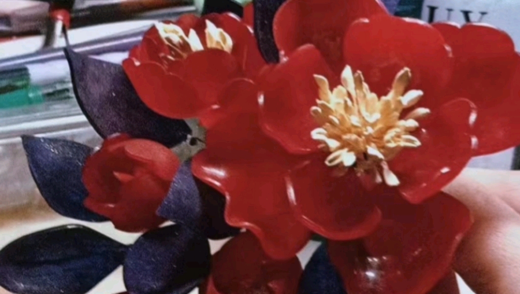 热缩片山茶花