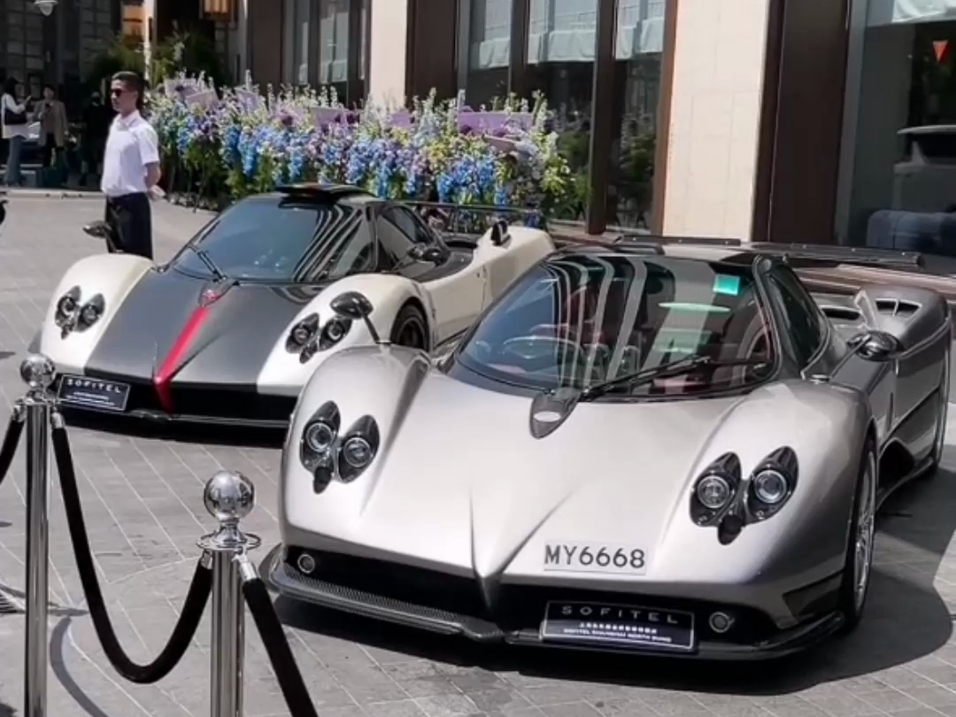 上海 玩车大佬afa与mike的zondaf , zonda cinque(1/5) 三台帕加尼