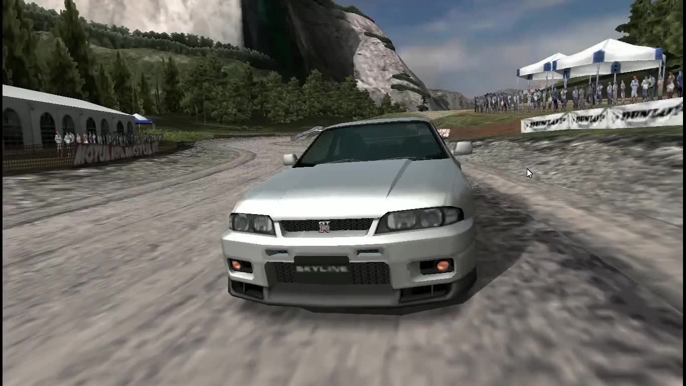 活动作品怀旧向gt赛车psp版用97年gtr跑拉力赛