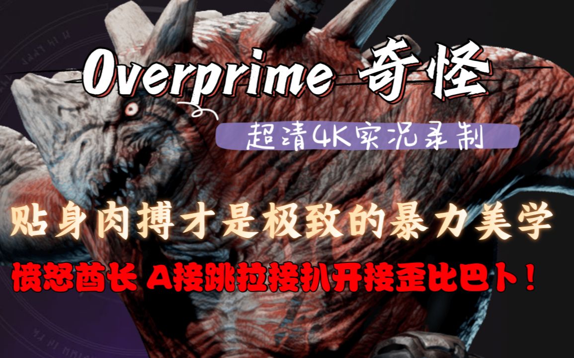 【Overprime奇怪】怪老师教你玩愤怒犀牛格鲁克斯,E接跳拉接扒开接歪比巴卜,拿下!第一视角