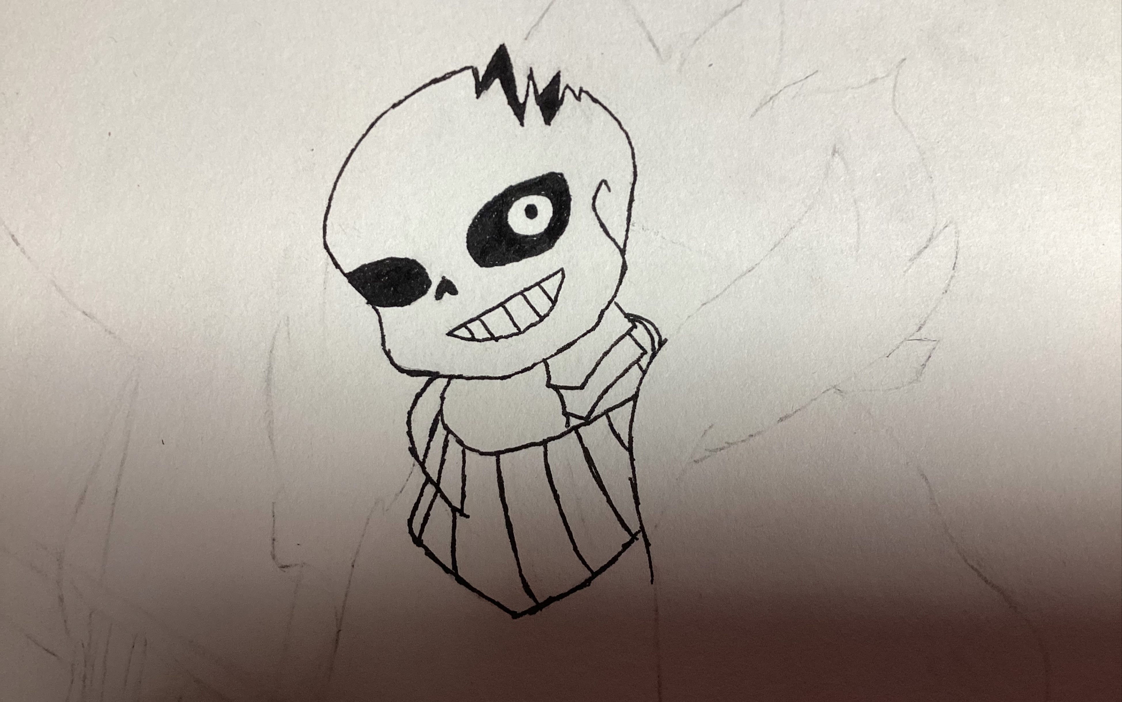 horror sans 绘画