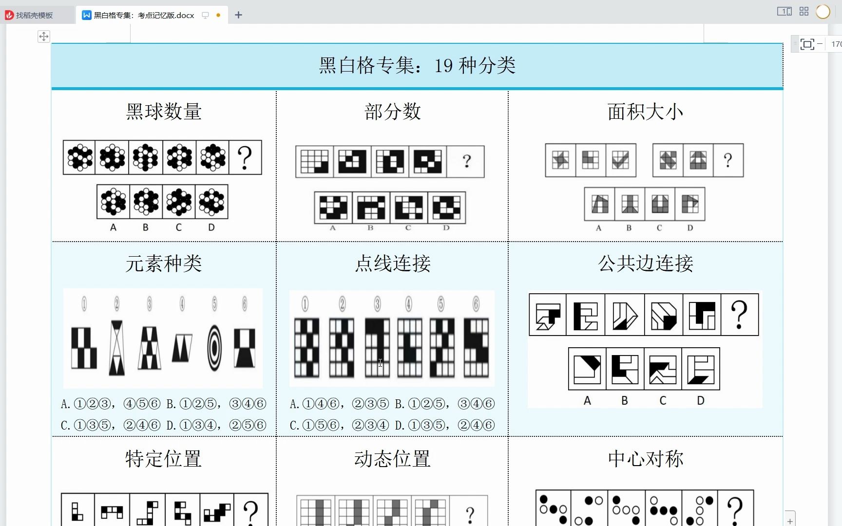 倒序:汇总篇:19种黑白格分类汇总!!!19种分类→19道题目哔哩哔哩bilibili