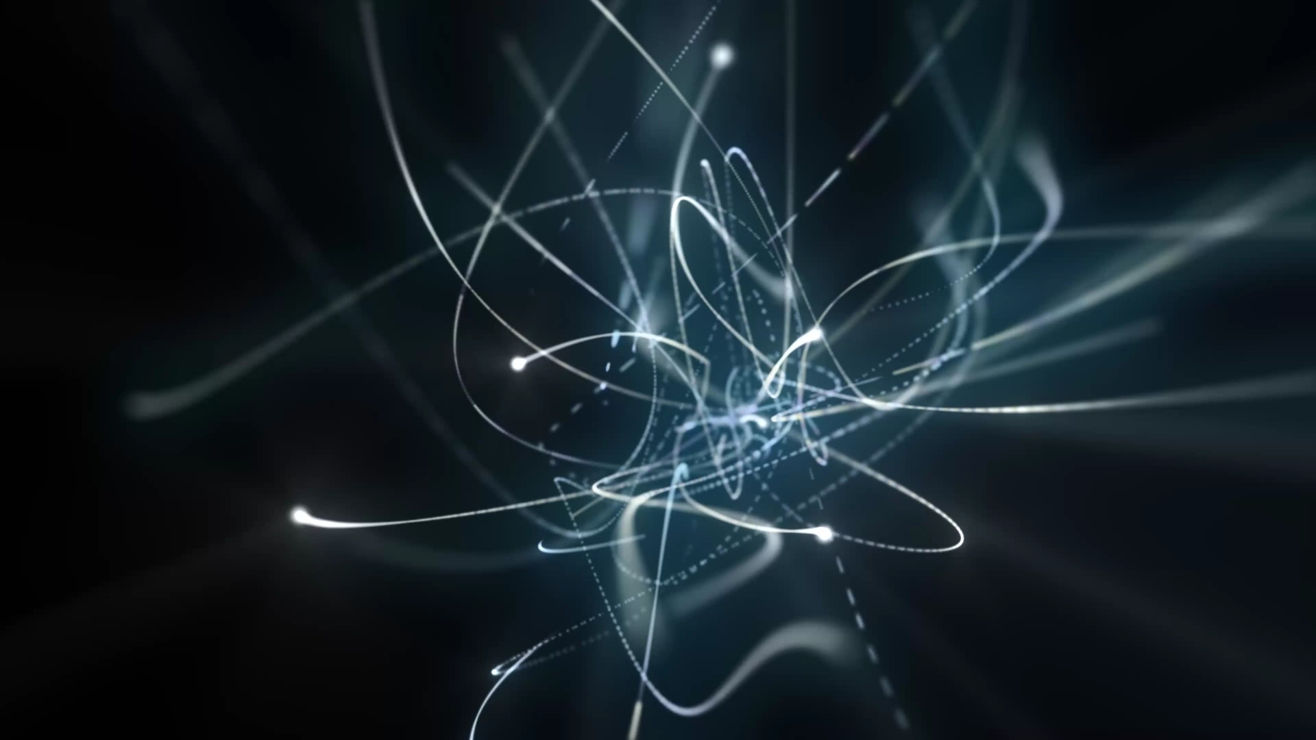 经典蓝色屏保 4k叠加效果复古运动背景素材