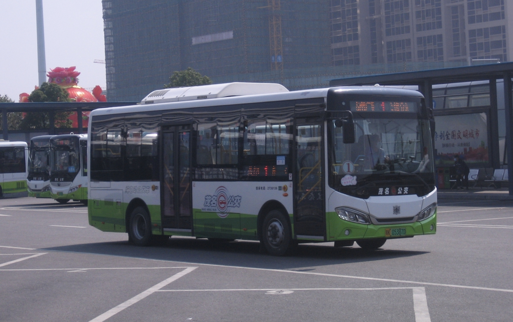 茂名公交1路 中车电动teg6852bev02