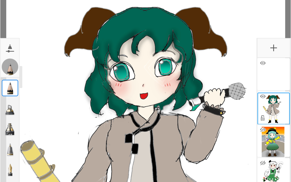 关于幽谷响子的绘画练习