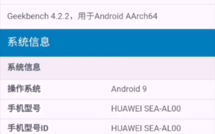 华为麒麟810geekbench4.0跑分(测试机器nova5)哔哩哔哩bilibili