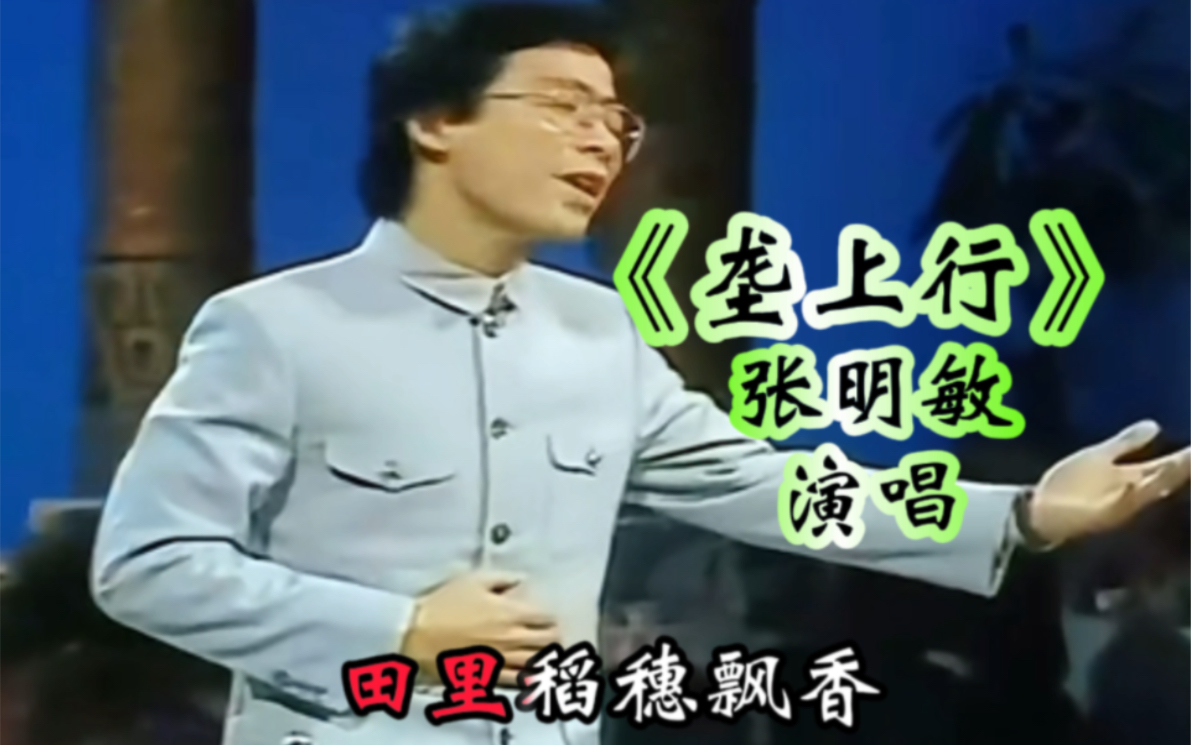 张明敏演唱《垄上行》把乡村的田园风光和丰收景象表现得淋漓尽致