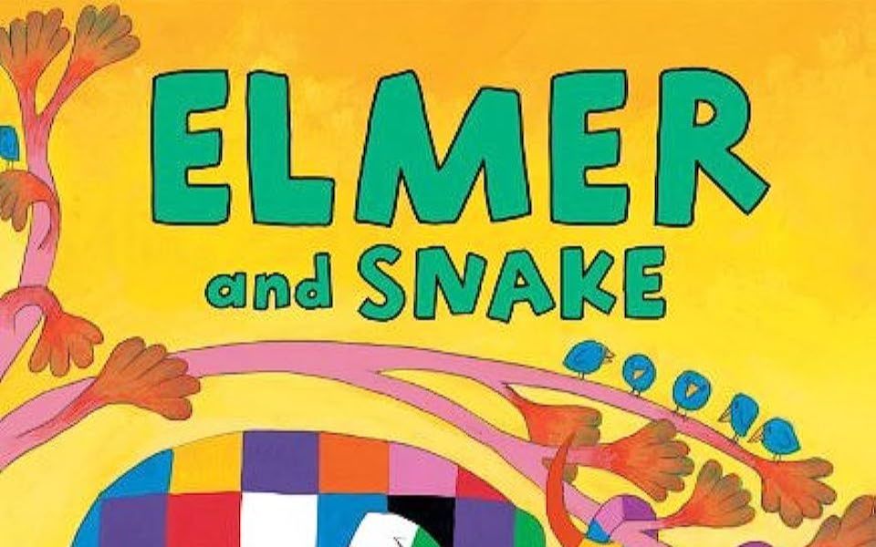 【英语】《花格子大象艾玛和蛇 Elmer and Snake》儿童英语绘本故事哔哩哔哩bilibili