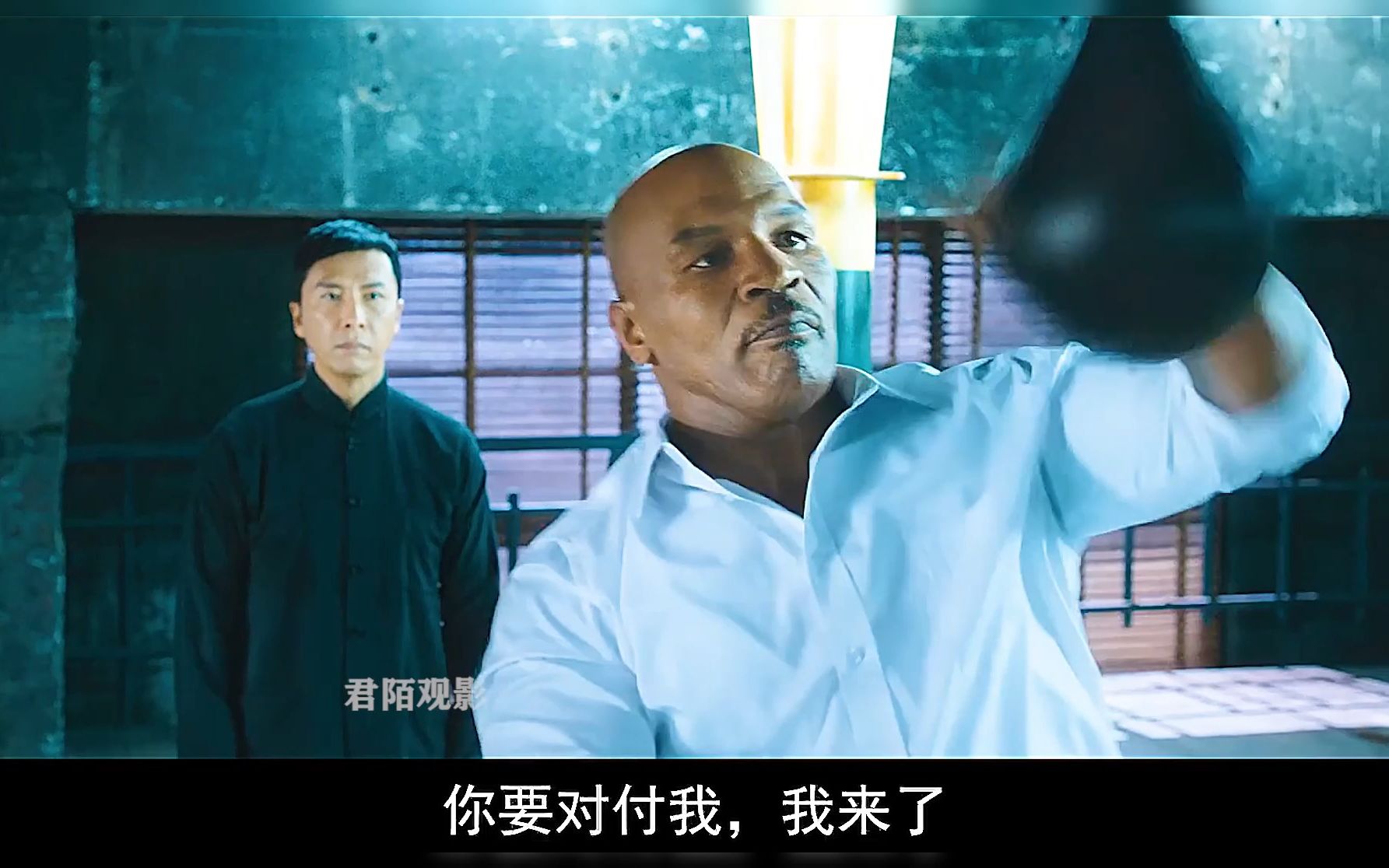 叶问3:甄子丹单挑泰森,拳打泰拳高手,叶问系列最强的对手