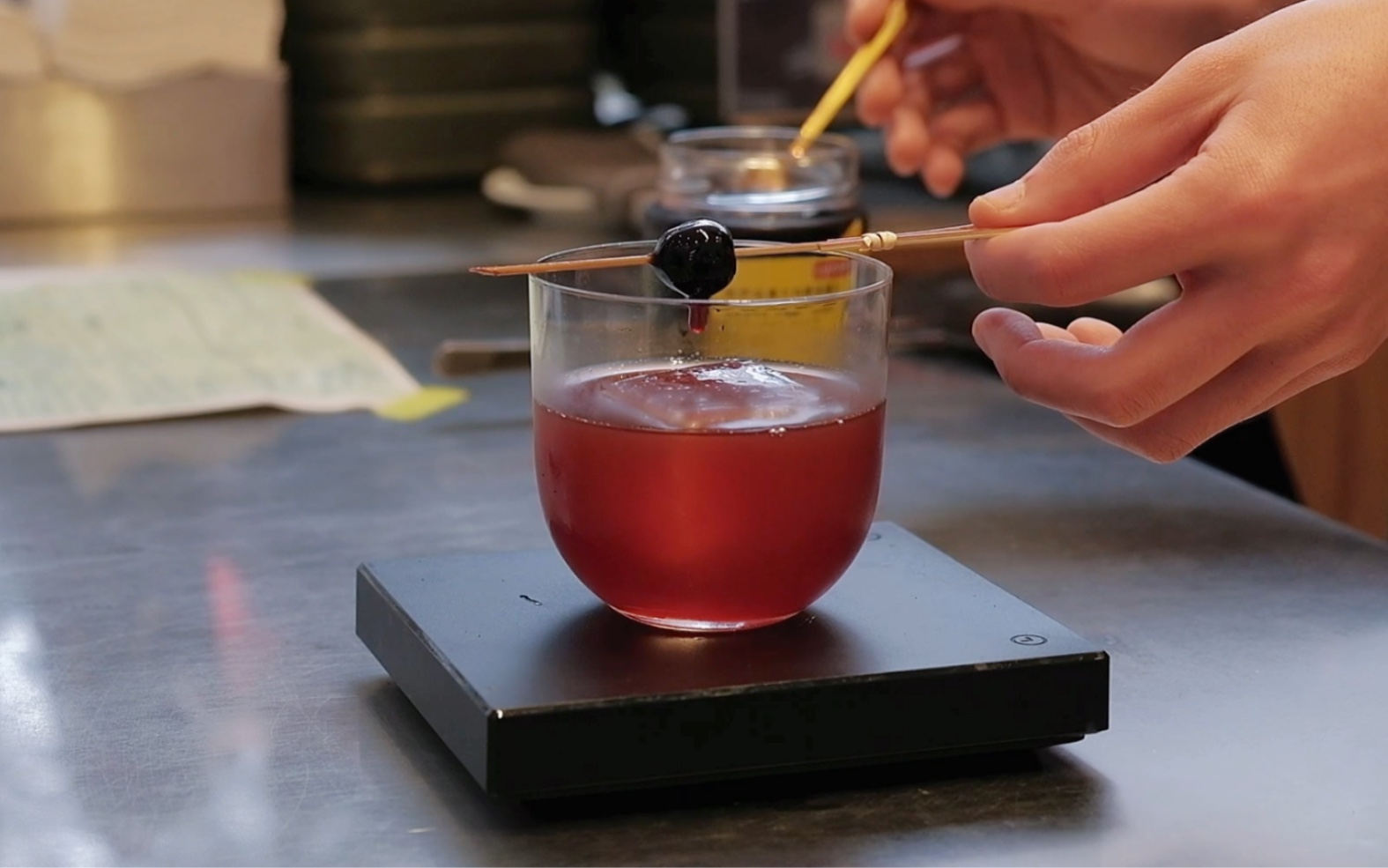 活动作品肯尼亚手冲低温慢煮车厘子佛手柑浸朗姆酒