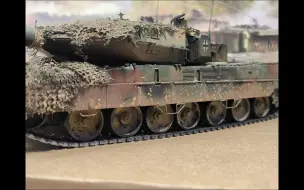 Download Video: 萌新边境1/35 豹2A7V 制作展示