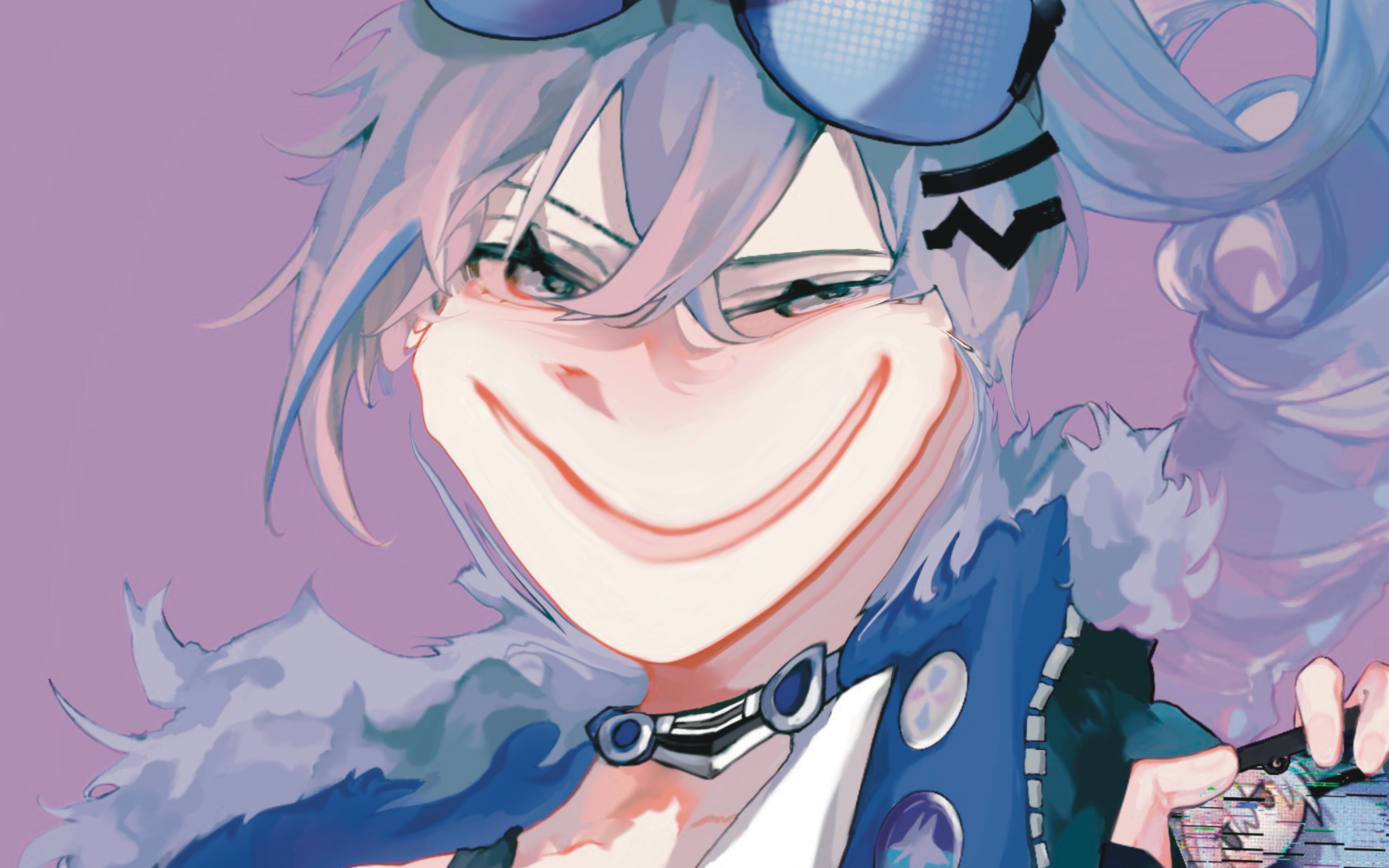 银狼:能把我画这么扭曲真是辛苦你了