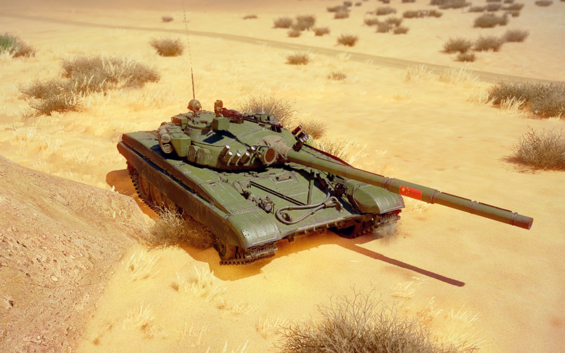 活动作品战争雷霆t72a居然翻身啦