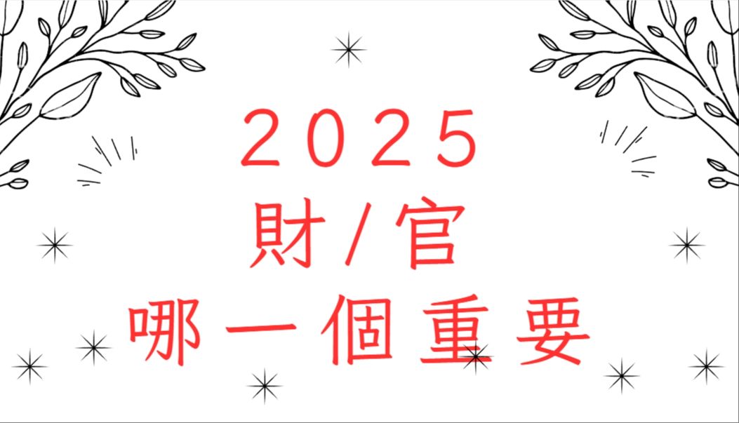 《紫微八字合参论命》2025年财运运势吉凶比较哔哩哔哩bilibili