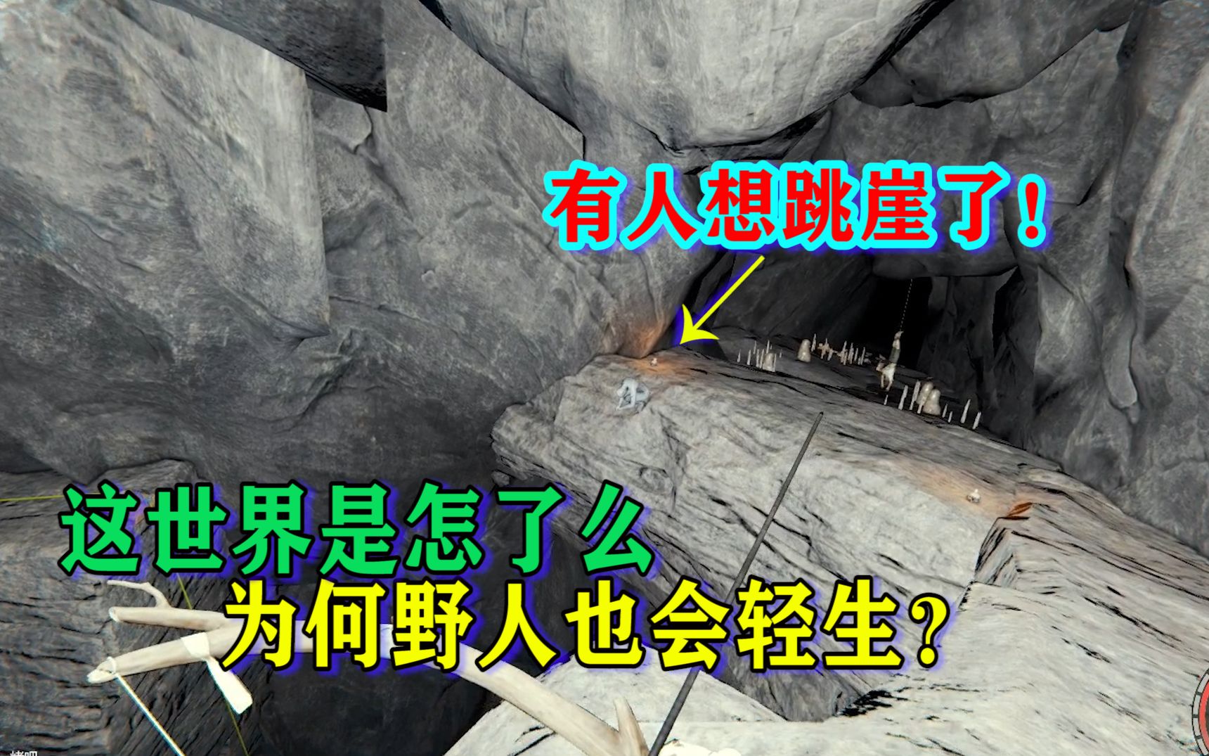 森林22:我在洞穴发现一个想轻生的野人,它到底经历了什么?