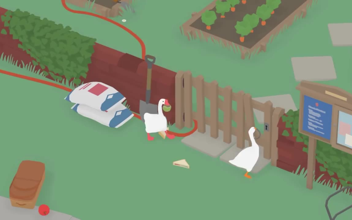 花江实况大鹅模拟器花江夏树和小野贤章一起变成大鹅了