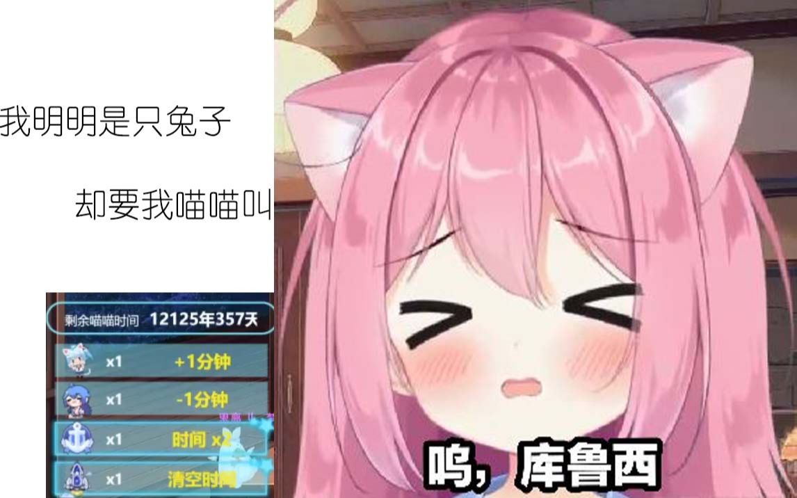 要喵1万年的表情包兔子已经变成猫了哔哩哔哩bilibili