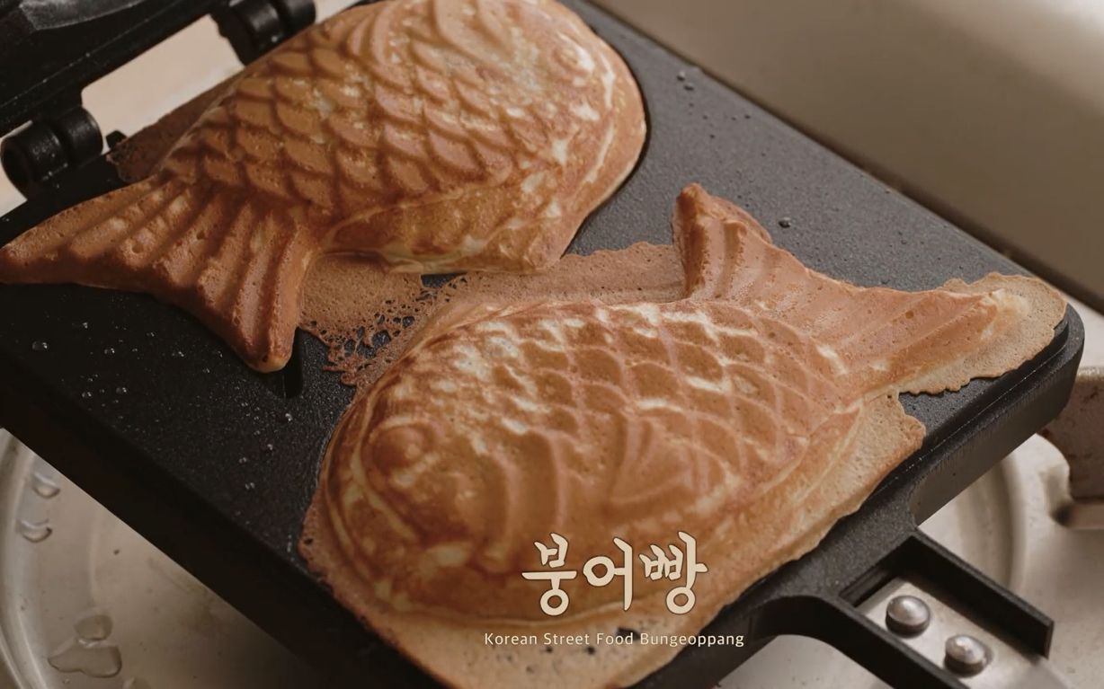 韩式街头小吃——【鲫鱼饼】_哔哩哔哩 (゜-゜)つロ 干杯~-bilibili