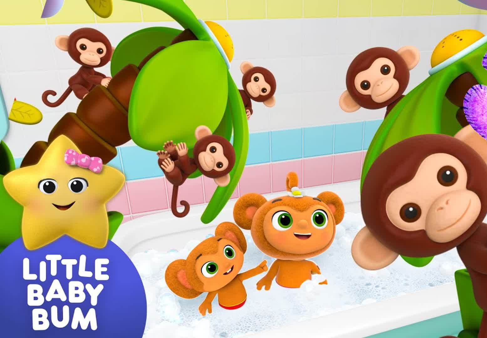 【little baby bum】五只小猴子five little monkeys