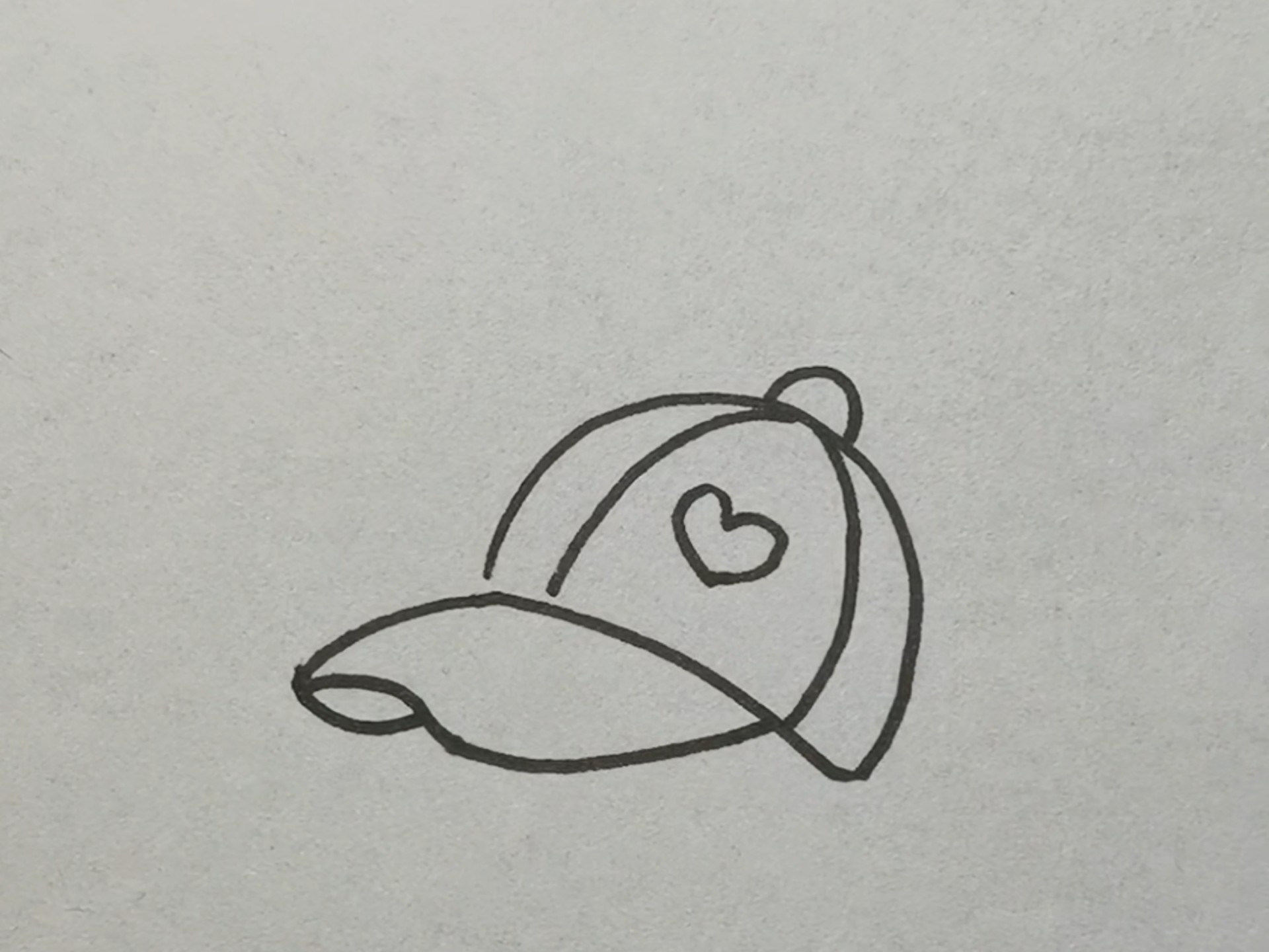 棒球帽🧢练习,需要无倍速请私信,免费#一起学画画#一学就会的简笔画