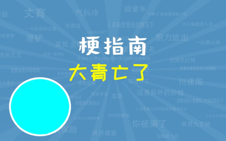 [图]大青亡了是什么梗【梗指南】