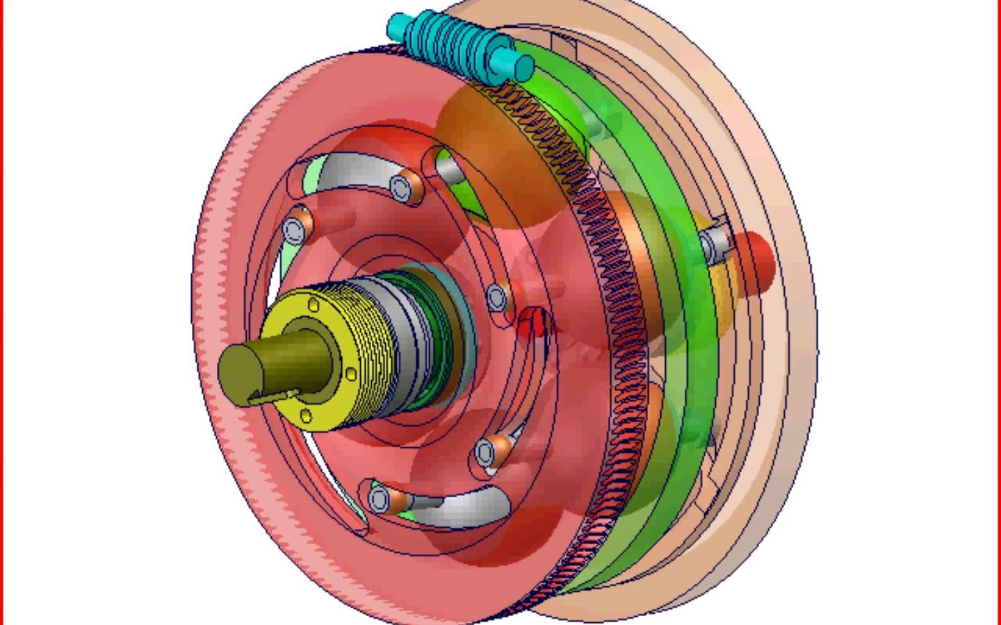 238.钢球无极变速器