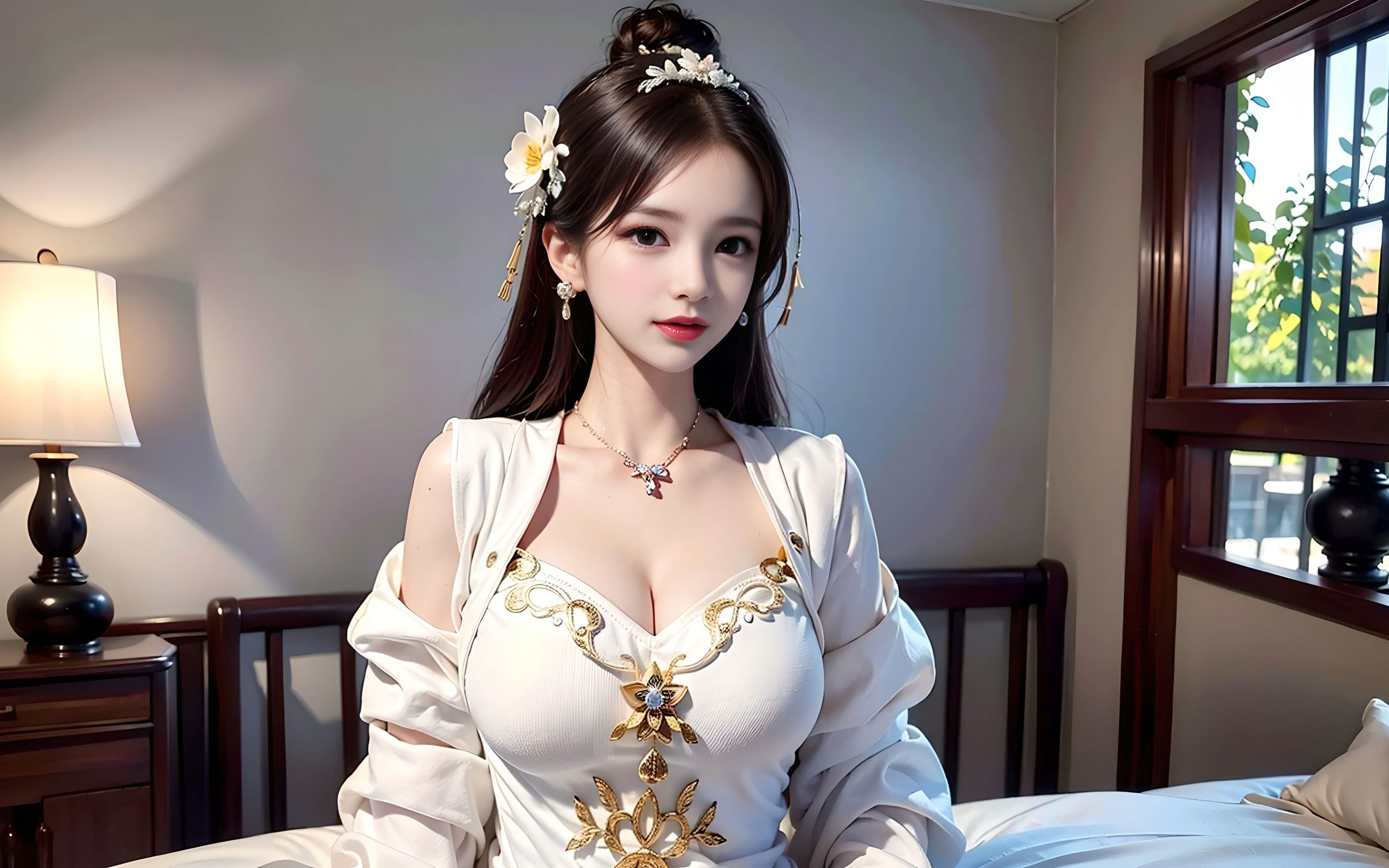 【AI绘画】【4K超清】优雅秀丽的中国风美女哔哩哔哩bilibili