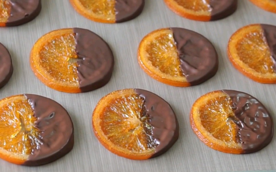 【巧克力星人】(中文)果干小零食,制作橙子巧克力果干‖how to make