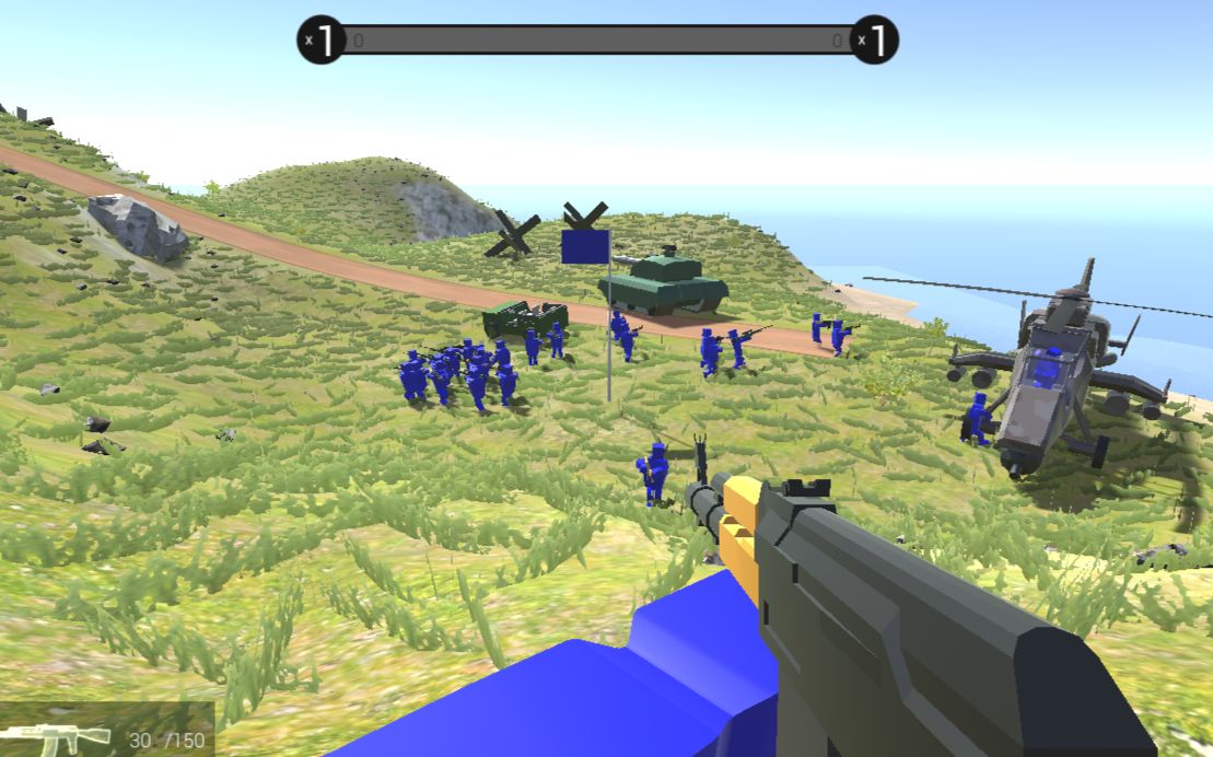 《ravenfield》(战地模拟器) 红蓝兵团大作战!