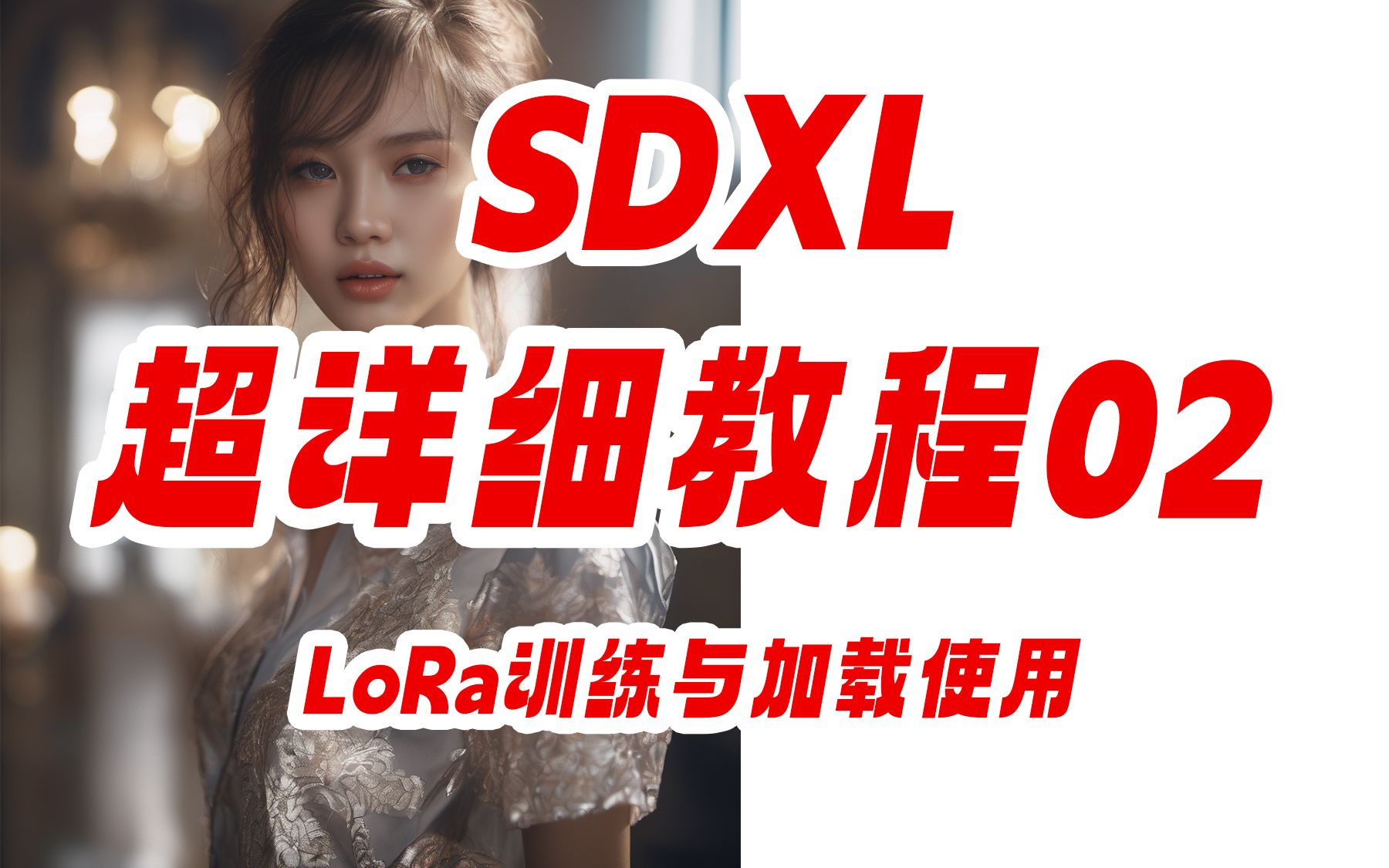 SDXL超详细教程02【LORA训练全流程及加载使用】哔哩哔哩bilibili