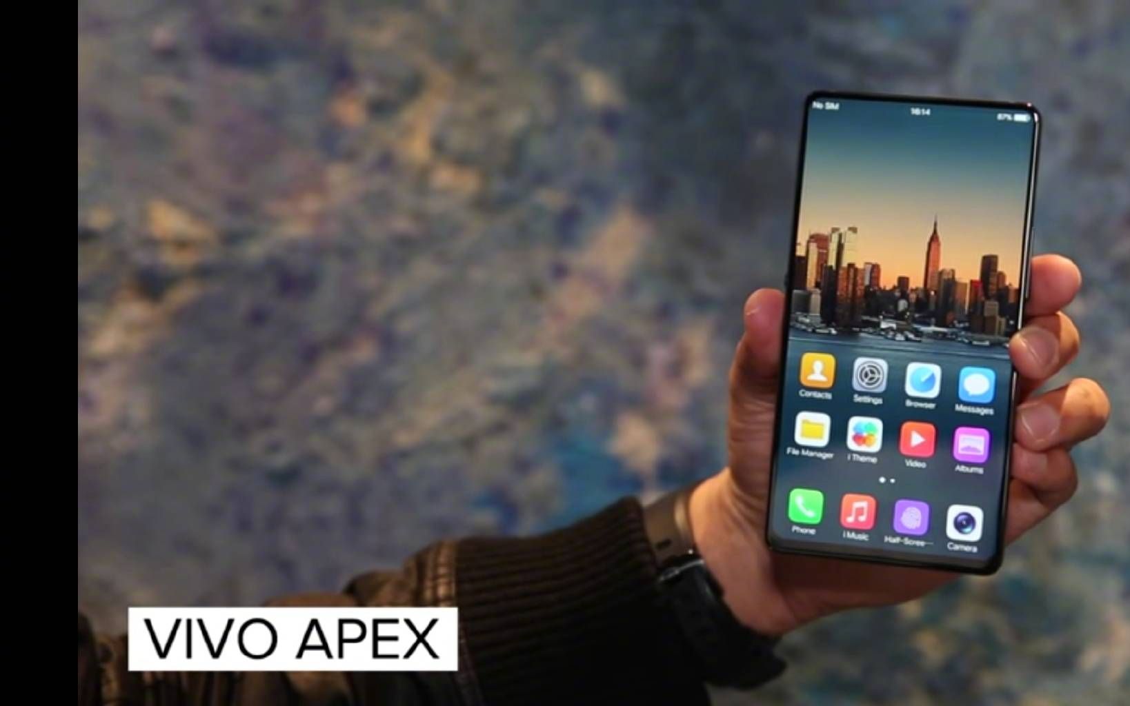 vivo apex概念机首发上手体验 vivo apex concept phone hands-on