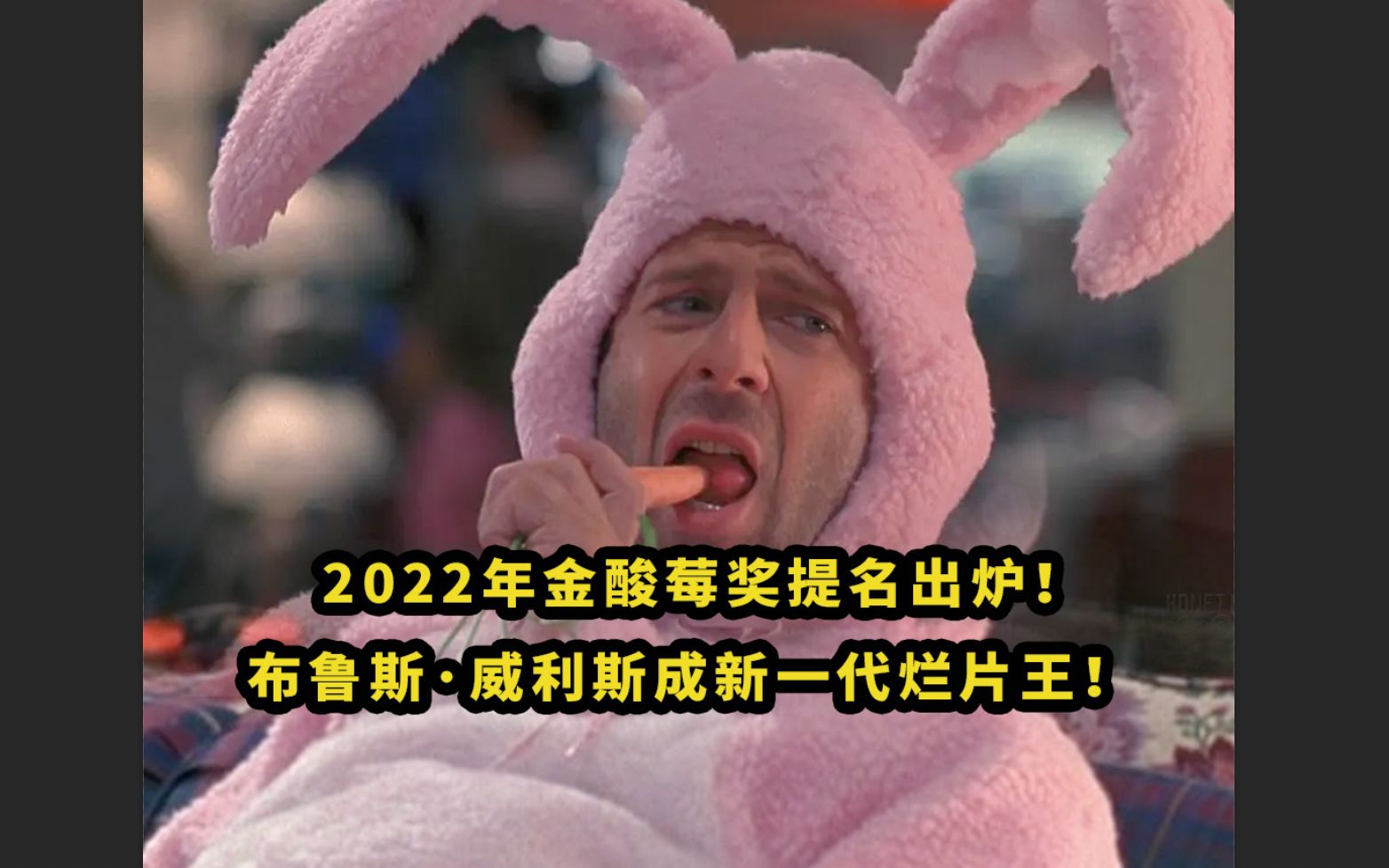 2022年金酸莓奖提名出炉! 布鲁斯ⷥ聥ˆ首麗新一代烂片王!哔哩哔哩bilibili