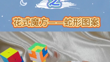 花式魔方蛇形图案