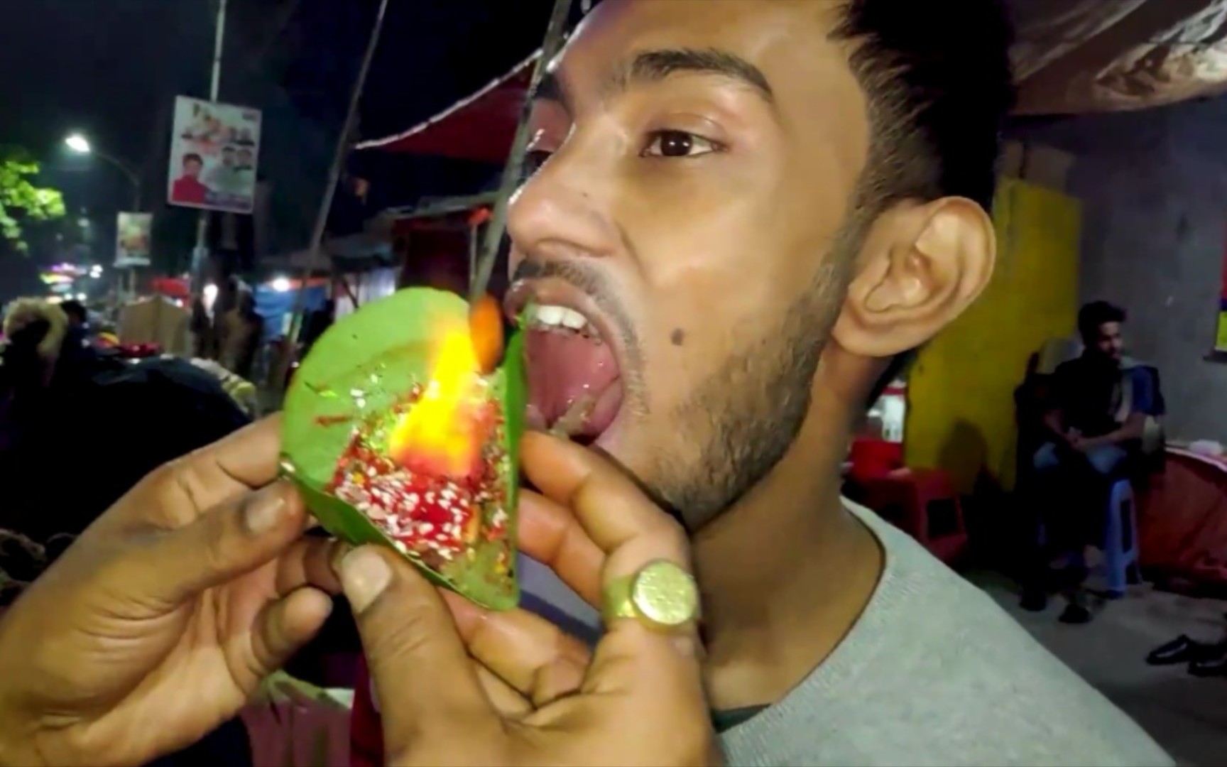 印度火焰槟榔一口下去满嘴的致癌物质