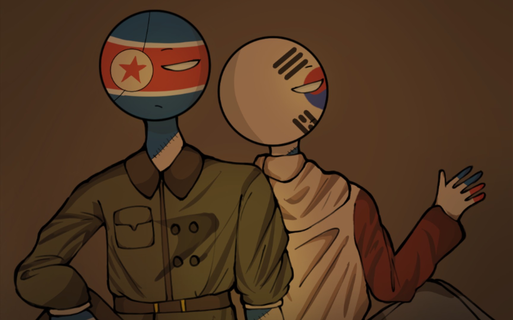 (ch/半岛双子)背靠背(记得看简介www)