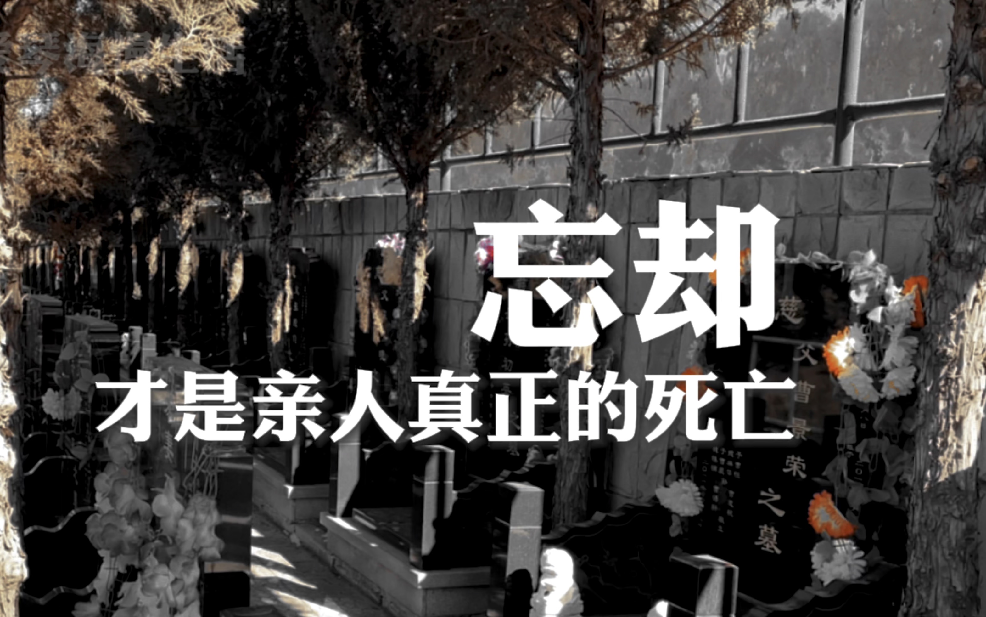 亲人离世,无法亲自送别,要如何面对释怀?