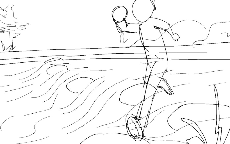 【动画作业】跳石头过河