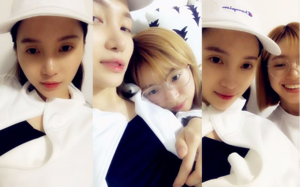 【陆婷】170724 总选排练后的闲聊,孔龙甜蜜发糖(with 孔肖吟)