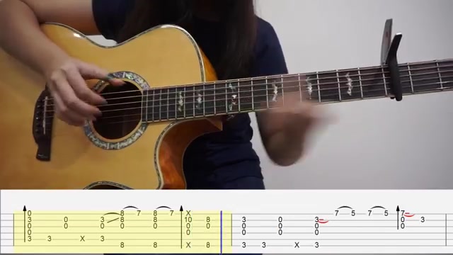 [图](Alan Walker) Alone - Fingerstyle Guitar TABS Josephine Alexandra